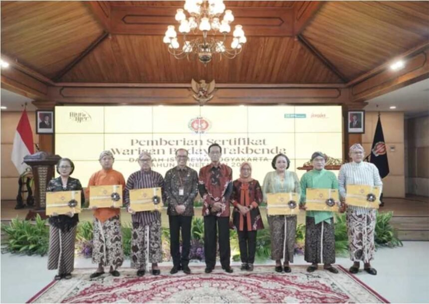 Warisan Budaya DIY Ditetapkan Jadi WBTb