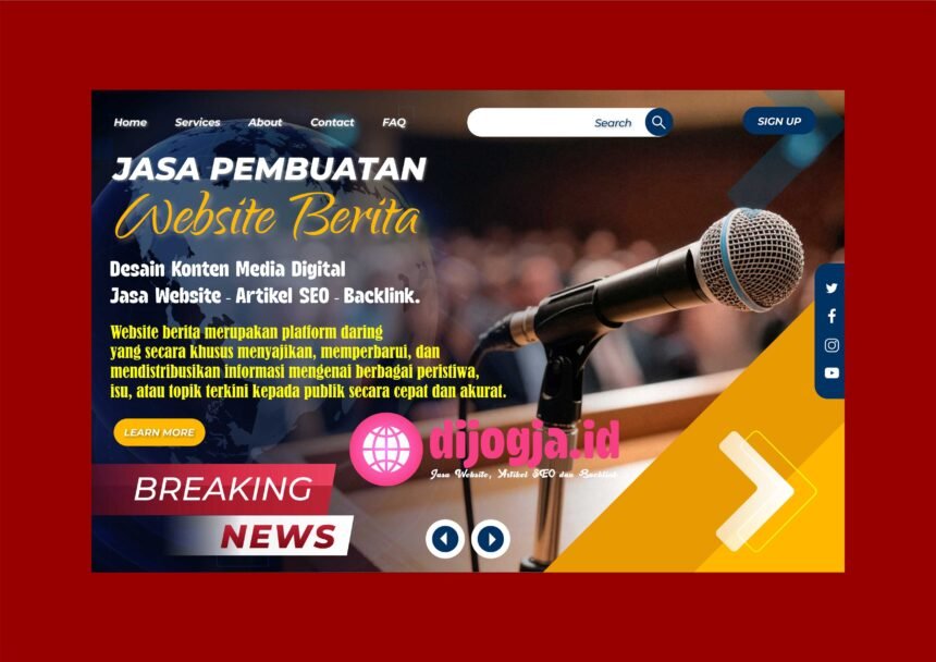 Jasa Pembuatan Website Berita di Jogja