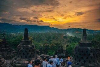Kunjungan di Candi Borobudur Tembus 120 Ribu Wisatawan Selama Libur Natal dan Tahun Baru