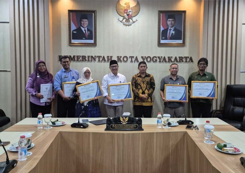 Pemerintah Kota Yogyakarta Meraih Penghargaan OPM 2025 dari Ombudsman RI