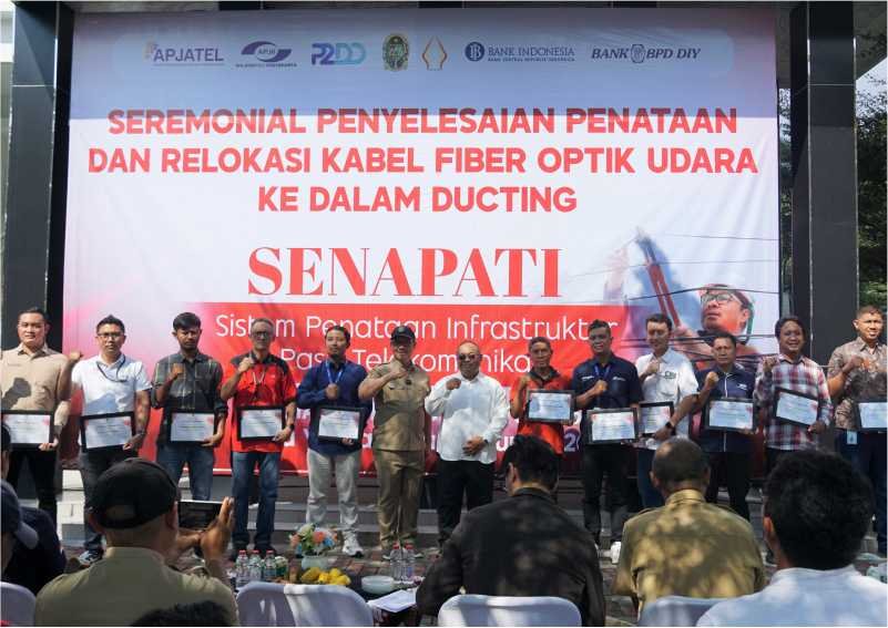 Kolaborasi Pemkot Yogyakarta dengan Perusahaan Jaringan Telekomunikasi dan Internet Relokasi Kabel FO ke Ducting