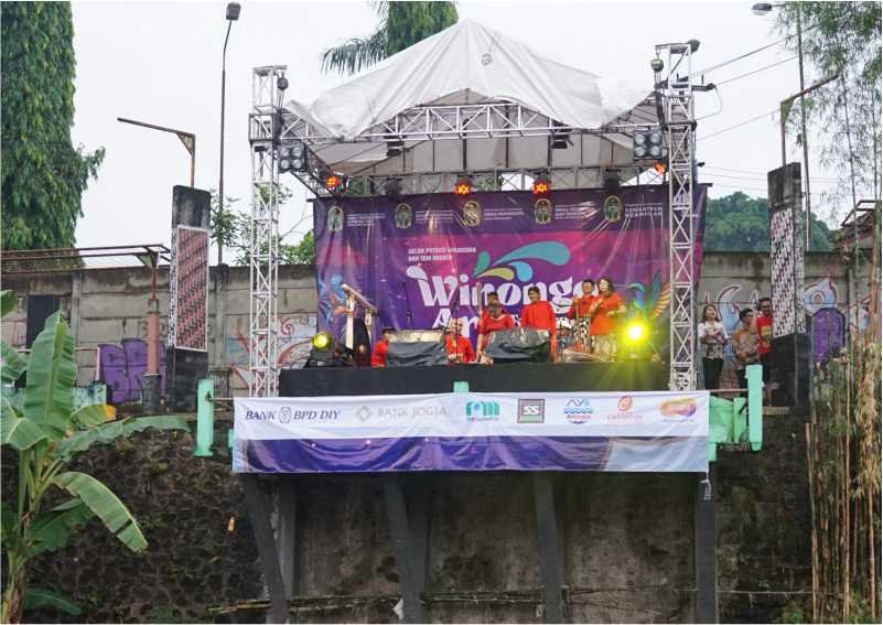 Winongo Art Festival Jadikan Bantaran Sungai Ruang Budaya dan Gerakkan UMKM