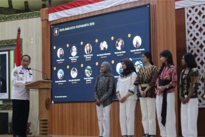 Duta Anak Kota Yogyakarta Dikukuhkan, Suarakan Aspirasi Jadi Contoh Positif Generasi Muda