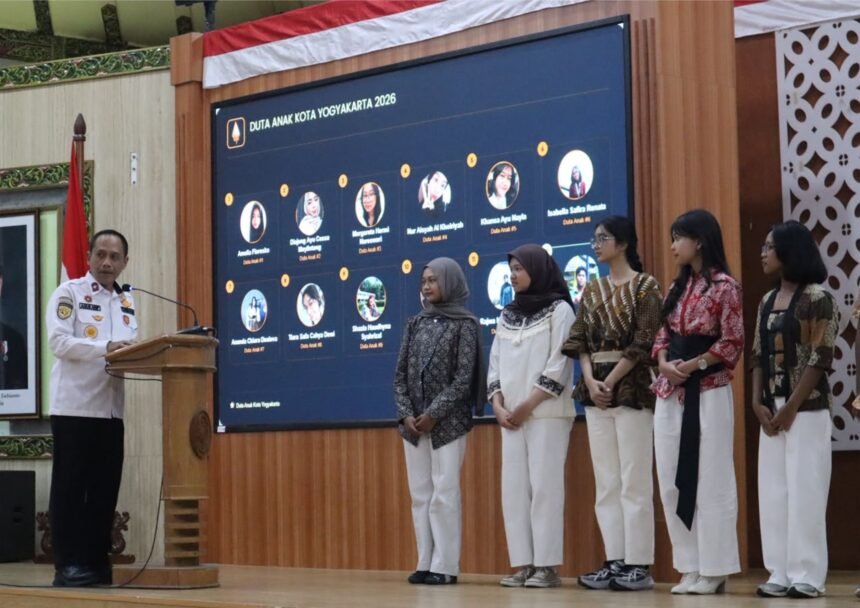 Duta Anak Kota Yogyakarta Dikukuhkan, Suarakan Aspirasi Jadi Contoh Positif Generasi Muda