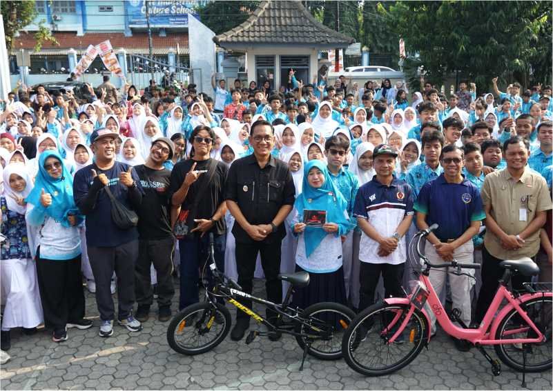 Dukung Kampanye Bersepeda ke Sekolah, Pemkot Yogyakarta Perkuat Jalur dan Fasilitas Pesepeda