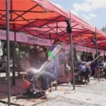 Kontes Roket Air Terbang di Embung Giwangan Diikuti Ratusan Pelajar dari Berbagai Daerah